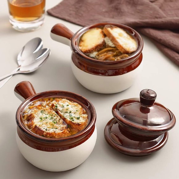 Other - Soup Crocks w/ lid & handle